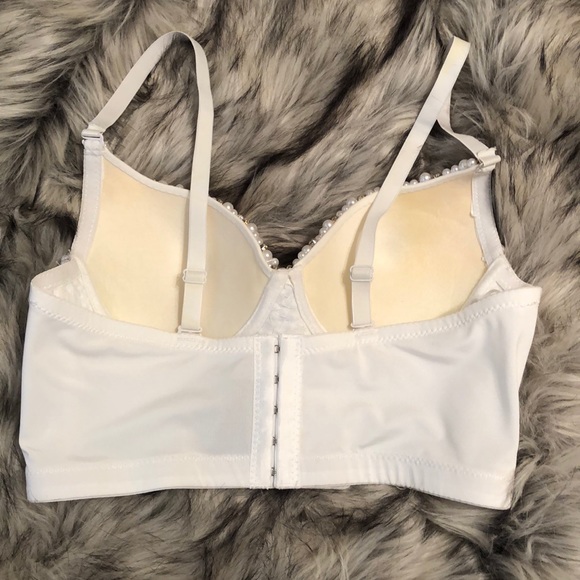 Windsor pearl rhinestone bustier - Picture 2 of 5